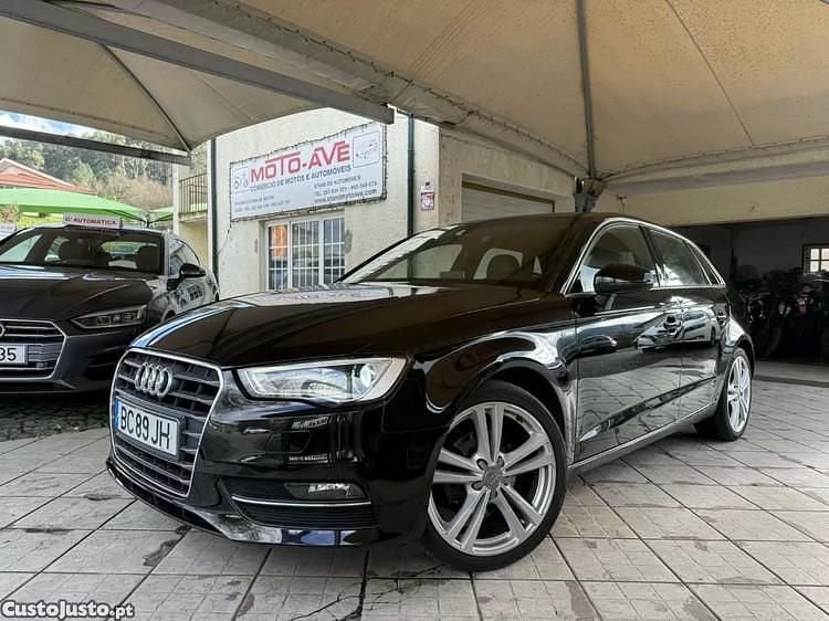 Preto Usado 2015 Audi A3 S-Line Citadino | € 17.750 (Caro) - Imagem 1/1