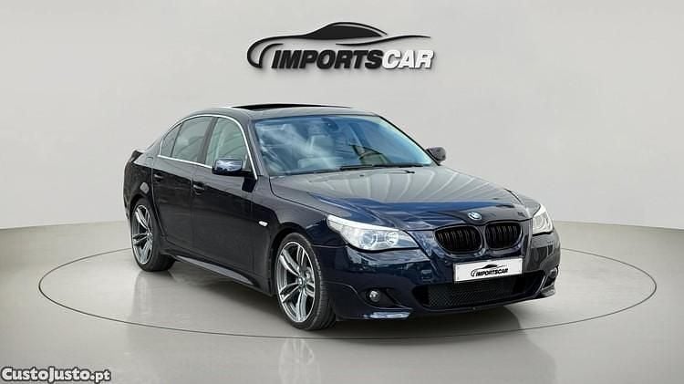 Azul Usado 2005 BMW 525 Luxury Line Sedan | € 11.999 (Preço justo) - Imagem 1/1