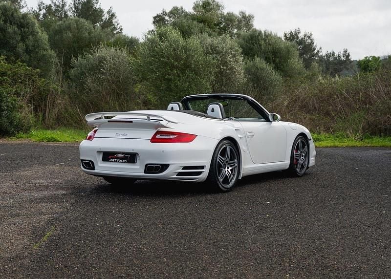 Usado Porsche 997 Turbo 480 HP (353 kW) 2008 Branco Cabrios