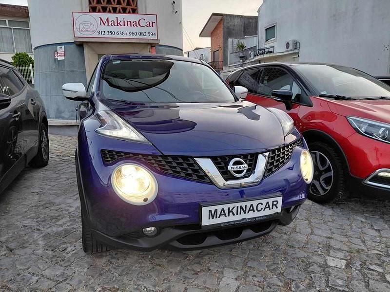 Azul Usado 2017 Nissan Juke SUV | € 13.350 (Preço elevado) - Imagem 1/4