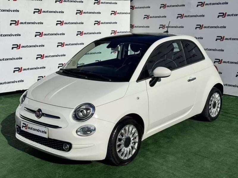 Branco Usado 2018 Fiat 500 Lounge Citadino | € 10.850 (Preço justo) - Imagem 1/4