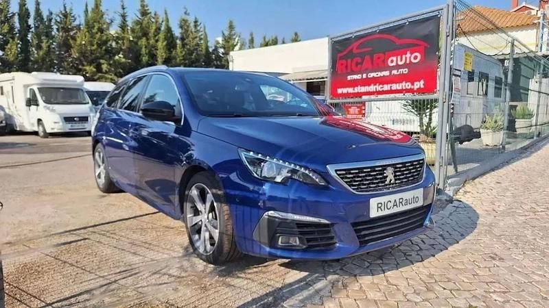 Usado Peugeot 308 SW GT-line 130 HP (95 kW) 2020 Azul Carrinha