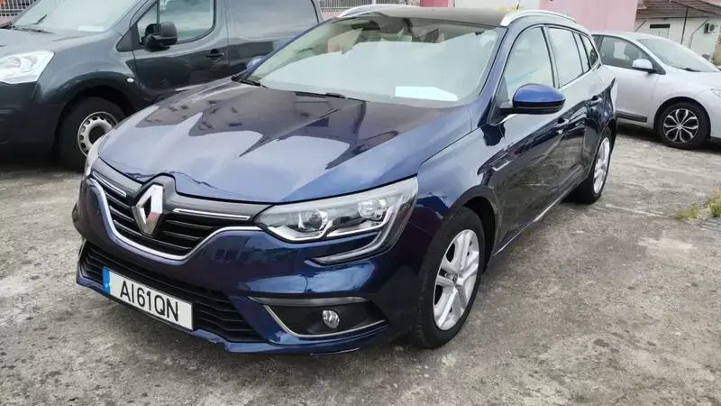 Azul Usado 2016 Renault Mégane GrandTour Carrinha | € 11.950 (Preço justo) - Imagem 1/4