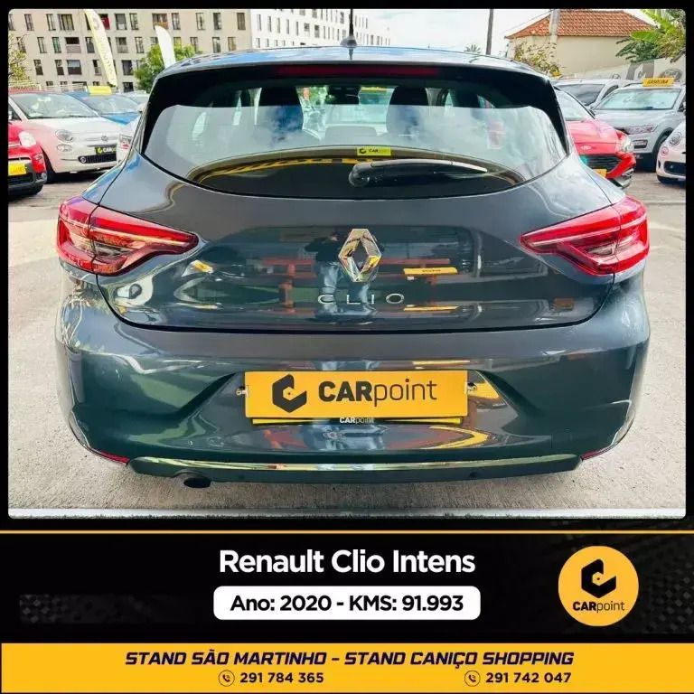 Usado Renault Clio V Intens 100 HP (73 kW) 2020 Cinzento Citadino