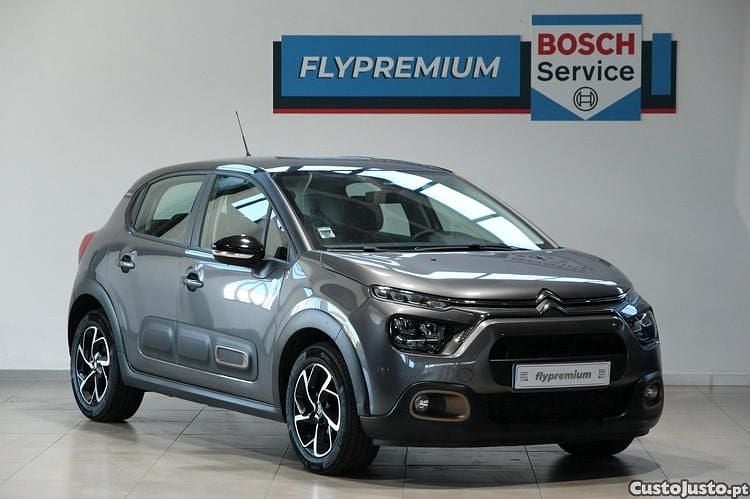 Cinza Usado 2023 Citroën C3 PureTech Citadino | € 13.390 (Preço justo) - Imagem 1/1
