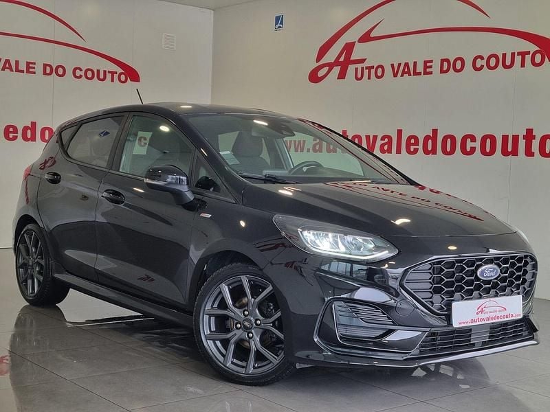 Preto Usado 2022 Ford Fiesta ST-Line Citadino | € 14.990 (Preço justo) - Imagem 1/4