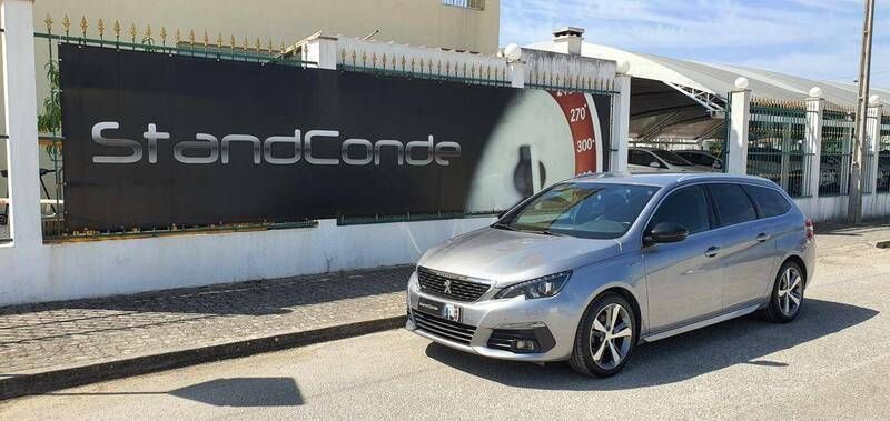 Cinza Usado 2020 Peugeot 308 GT-line Carrinha | € 18.900 (Preço elevado) - Imagem 1/4