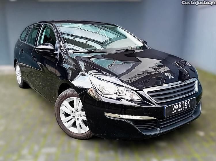 Usado Peugeot 308 SW Active 120 HP (88 kW) 2015 Preto Carrinha
