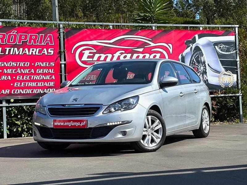 Cinzento Usado 2015 Peugeot 308 SW Carrinha | € 7.450 (Super Preço) - Imagem 1/4