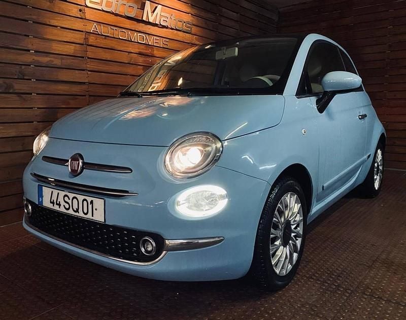 Azul Usado 2017 Fiat 500 | € 9.990 (Bom preço) - Imagem 1/4