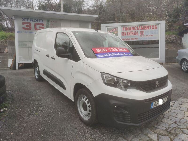 Branco Usado 2021 Peugeot Partner Premium Van | € 12.602 (Bom preço) - Imagem 1/4