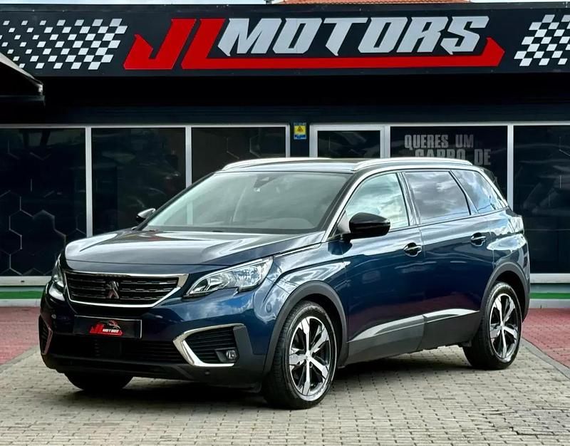 Azul Usado 2019 Peugeot 5008 Active Monovolume | € 17.950 (Bom preço) - Imagem 1/4