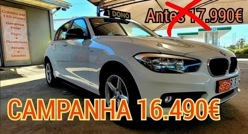 Branco Usado 2018 BMW 116 Citadino | € 16.490 (Bom preço) - Imagem 1/4