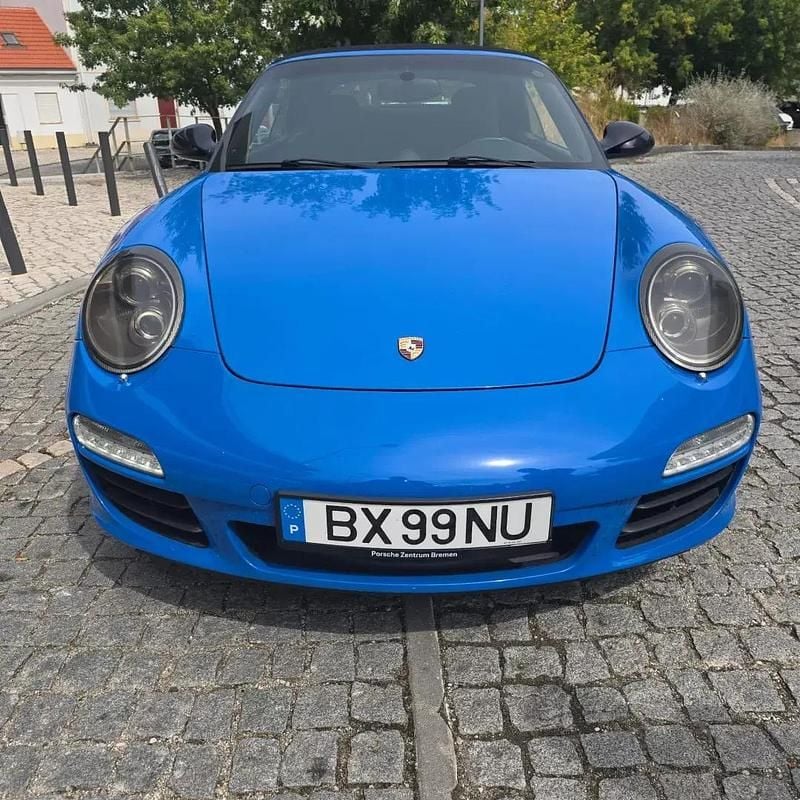Azul Usado 2009 Porsche 911 Carrera Cabriolet Cabrios | € 66.900 - Imagem 1/4