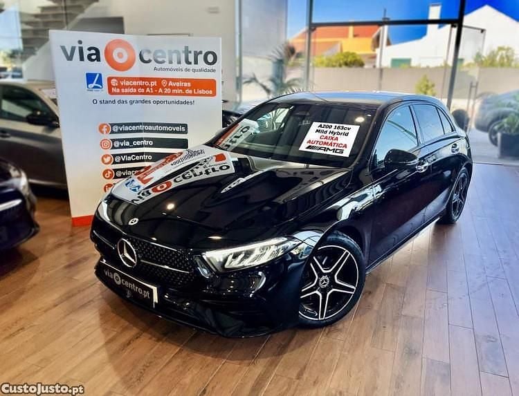 Preto Usado 2023 Mercedes A200 AMG line Citadino | € 33.600 (Preço justo) - Imagem 1/1