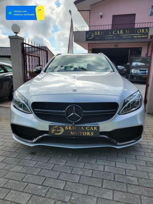 Cinza Usado 2018 Mercedes C200 AMG line Carrinha | € 23.990 (Bom preço) - Imagem 1/4