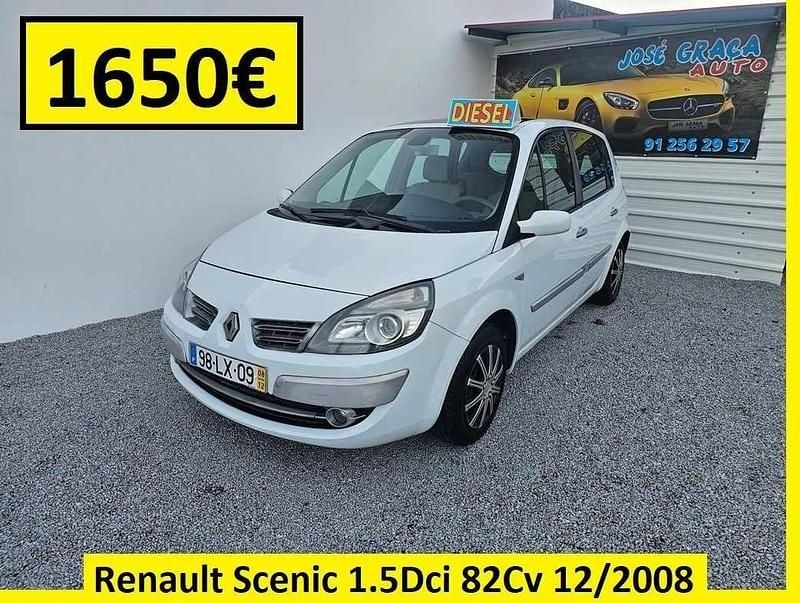 Branco Usado 2008 Renault Scénic II Monovolume | € 1.650 (Super Preço) - Imagem 1/4