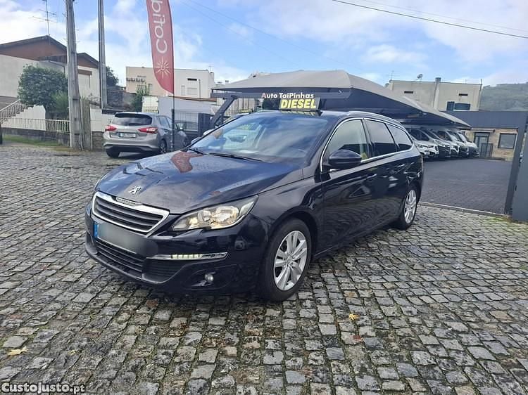 Azul Usado 2015 Peugeot 308 Allure Carrinha | € 8.990 (Bom preço) - Imagem 1/1