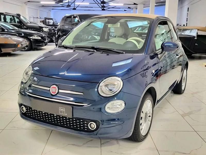 Usado Fiat 500C Lounge 69 HP (50 kW) 2019 Azul escuro Cabrios
