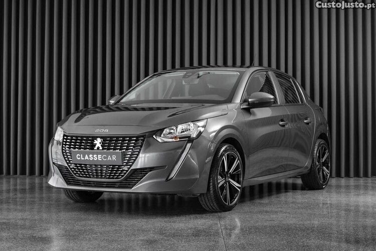 Cinza Usado 2019 Peugeot 208 Active Citadino | € 14.250 (Bom preço) - Imagem 1/1