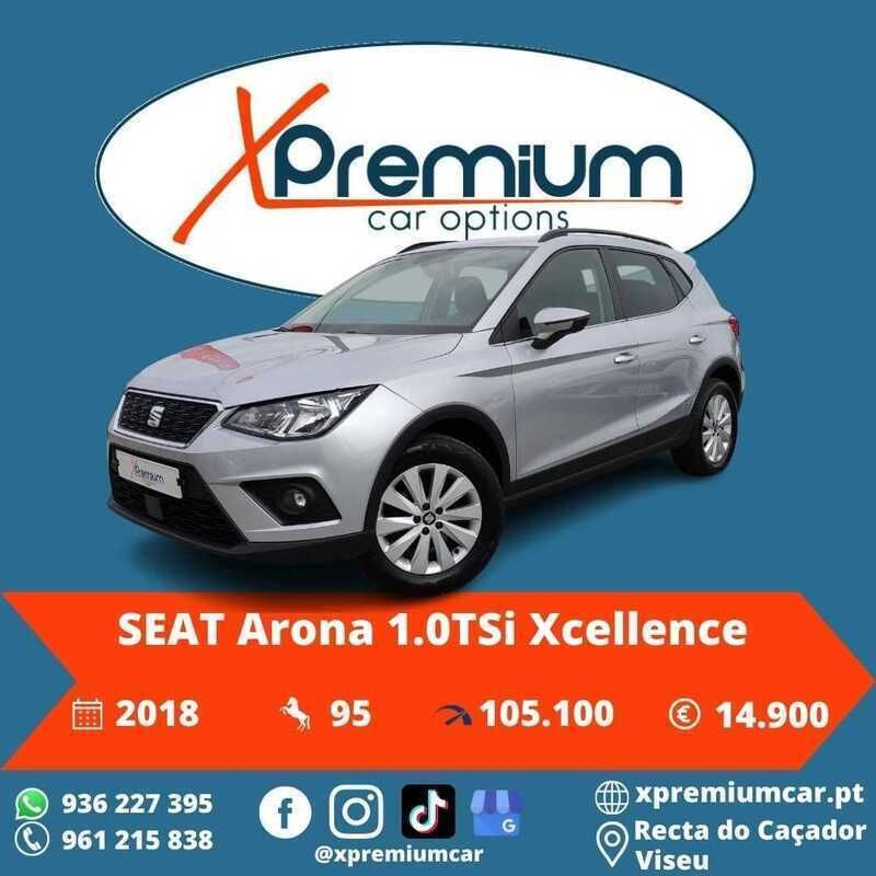Cinzento (metalizado) Usado 2018 Seat Arona XCELLENCE SUV | € 14.400 (Preço elevado) - Imagem 1/4