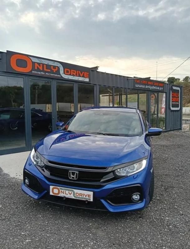 Azul Usado 2017 Honda Civic | € 16.999 (Preço elevado) - Imagem 1/4