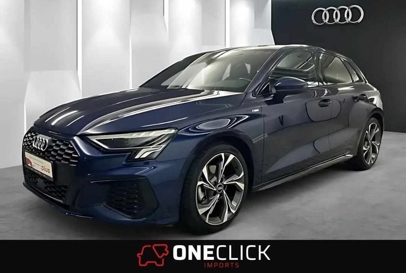 Azul Usado 2021 Audi A3 Sportback e-tron Citadino | € 26.530 (Preço justo) - Imagem 1/4