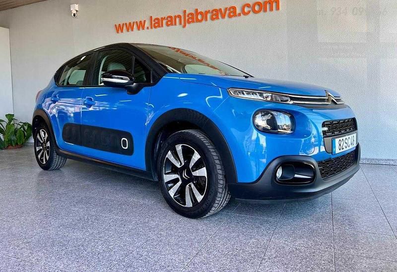 Azul Usado 2016 Citroën C3 Citadino | € 8.300 (Preço justo) - Imagem 1/4