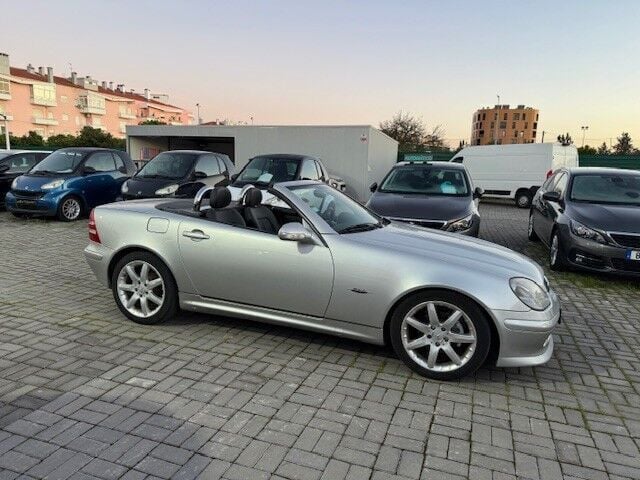Cinza Usado 2002 Mercedes SLK200 Edition Cabrios | € 13.900 (Caro) - Imagem 1/4