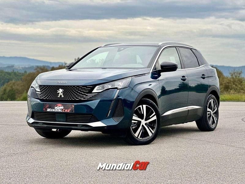 Azul Usado 2022 Peugeot 3008 | € 26.000 - Imagem 1/4