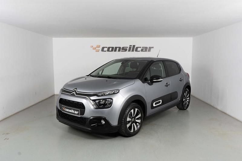 Cinza Usado 2024 Citroën C3 PureTech Citadino | € 15.280 (Preço justo) - Imagem 1/4