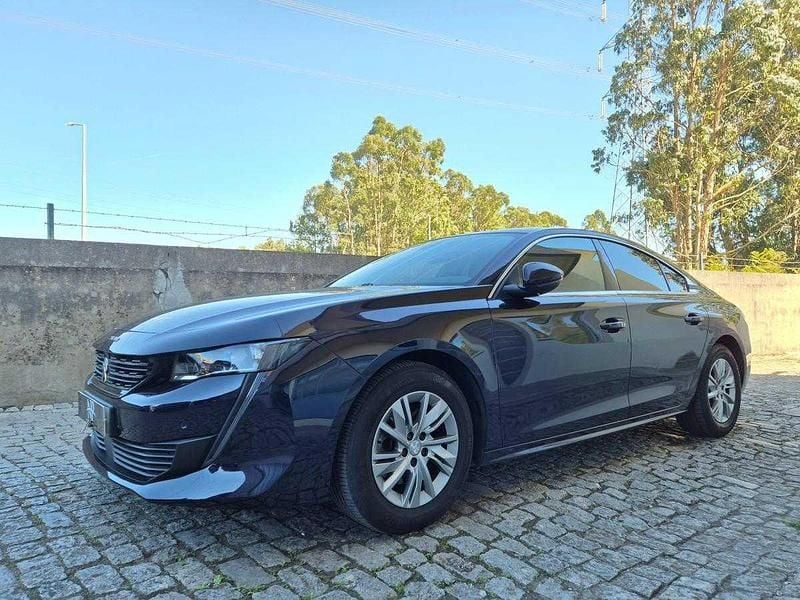 Azul Usado 2018 Peugeot 508 Business-Line Sedan | € 18.800 (Preço justo) - Imagem 1/4