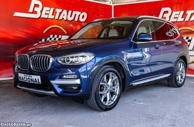 Azul Usado 2018 BMW X3 xLine SUV | € 34.800 - Imagem 1/1