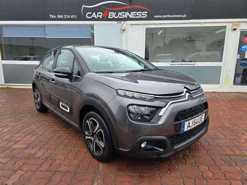 Cinzento Usado 2021 Citroën C3 Feel Citadino | € 15.900 (Preço justo) - Imagem 1/4