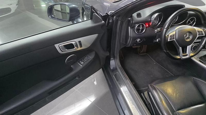 Usado Mercedes SLK250 204 HP (150 kW) 2014 Cinzento Cabrios