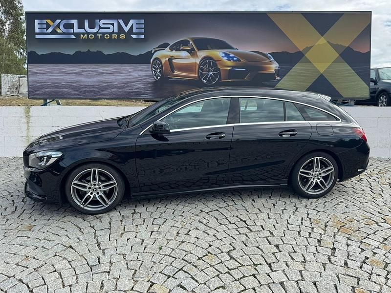 Preto Usado 2018 Mercedes CLA200 AMG line Carrinha | € 22.990 - Imagem 1/4