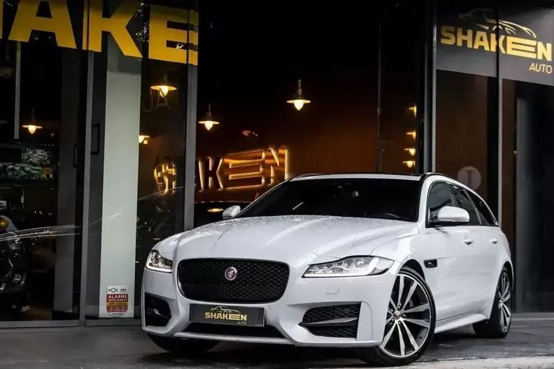 Branco Usado 2019 Jaguar XF Sportbrake R-Sport Carrinha | € 27.900 - Imagem 1/4