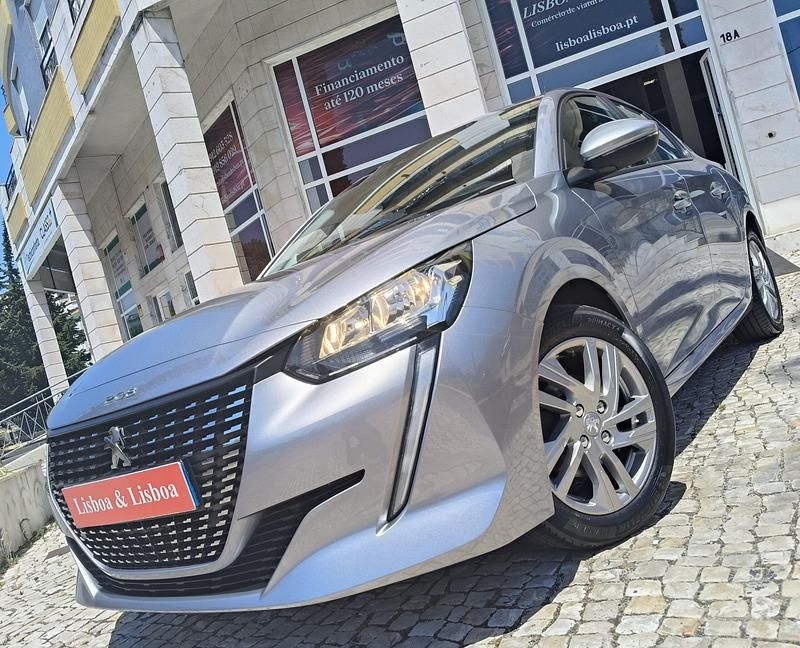Cinzento Usado 2020 Peugeot 208 Active Citadino | € 14.500 (Preço justo) - Imagem 1/4