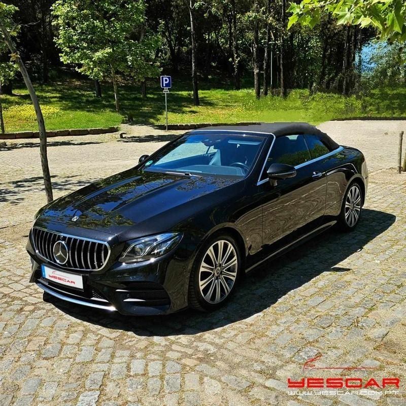 Preto Usado 2018 Mercedes E220 Cabrios | € 45.900 (Caro) - Imagem 1/4