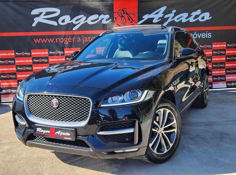 Preto (metalizado) Usado 2017 Jaguar F-Pace R-Sport SUV | € 29.900 (Preço justo) - Imagem 1/4