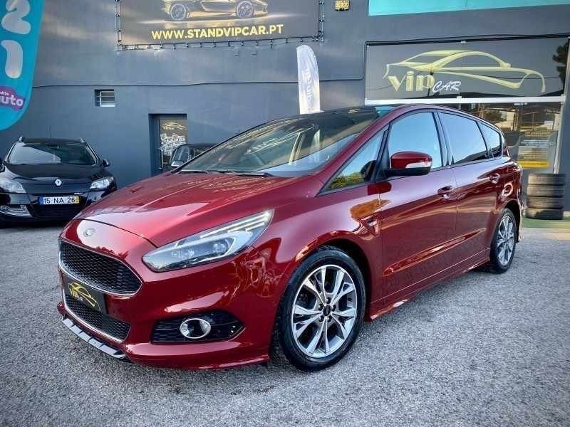 Vermelho Usado 2018 Ford S-MAX ST-Line Monovolume | € 29.990 - Imagem 1/4