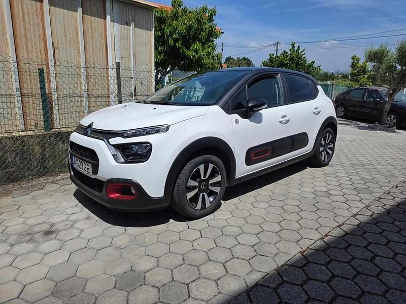 Branco Usado 2021 Citroën C3 Citadino | € 10.499 (Preço justo) - Imagem 1/4