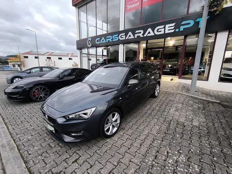 Cinza antracite Usado 2021 Seat Leon ST FR Carrinha | € 22.450 (Preço justo) - Imagem 1/4