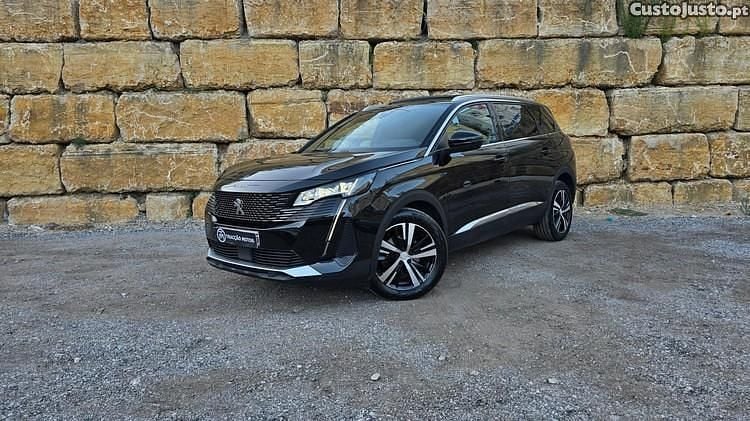 Preto Usado 2021 Peugeot 5008 GT Monovolume | € 31.000 (Preço justo) - Imagem 1/1
