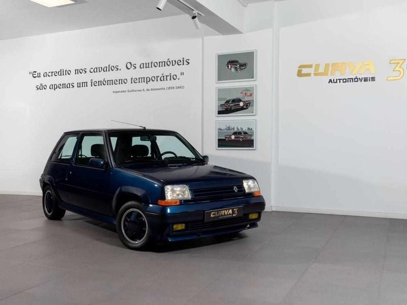 Azul Usado 1990 Renault R5 GT Citadino | € 32.500 - Imagem 1/4