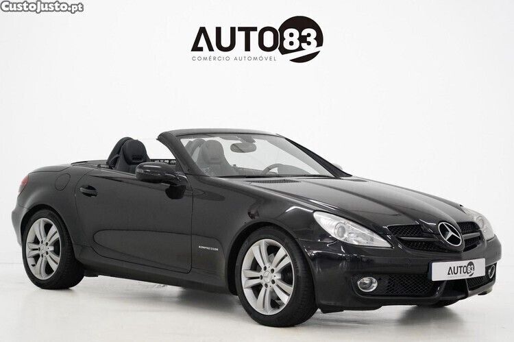 Preto Usado 2009 Mercedes SLK200 Cabrios | € 17.990 (Caro) - Imagem 1/1