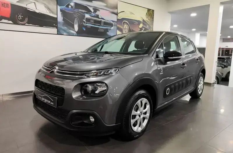 Cinza escuro Usado 2019 Citroën C3 Feel Citadino | € 10.500 (Bom preço) - Imagem 1/4