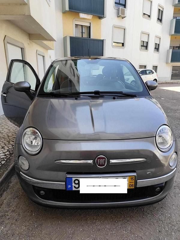 Cinzento Usado 2015 Fiat 500 Citadino | € 7.490 (Super Preço) - Imagem 1/4