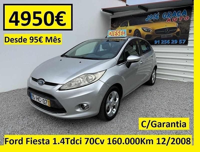 Cinzento Usado 2008 Ford Fiesta Citadino | € 4.950 (Bom preço) - Imagem 1/3
