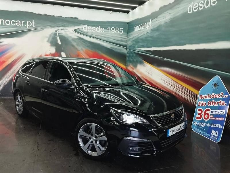 Preto Usado 2019 Peugeot 308 SW Carrinha | € 15.299 (Bom preço) - Imagem 1/4